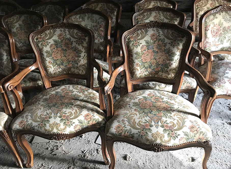 Bécsi Barokk székek 28 db használt bútor, antik bútor